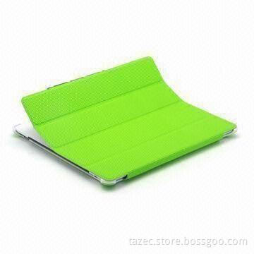 Genuine Leather/PU Case for iPad 2/New iPad, Also Available in Black, Various Sizes Welcomed